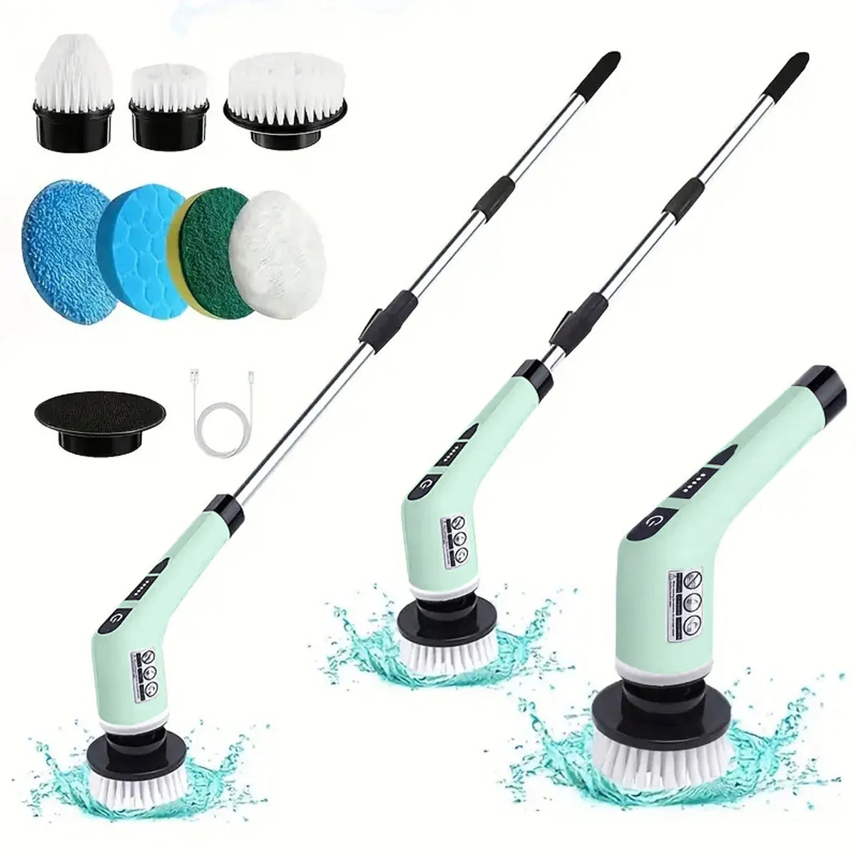 Extendable Electric Spin Scrubber